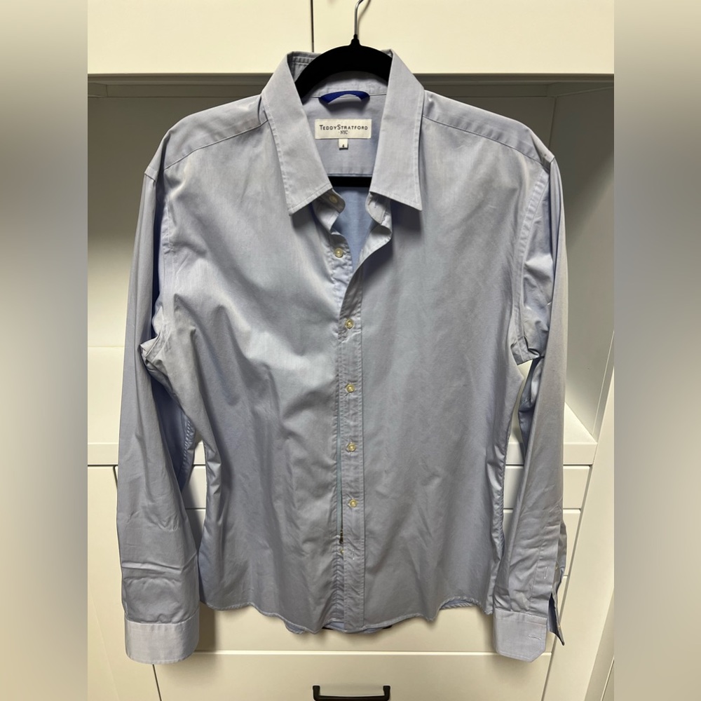 Teddy Stratford Premium Handmade Zipfit dress shirt.